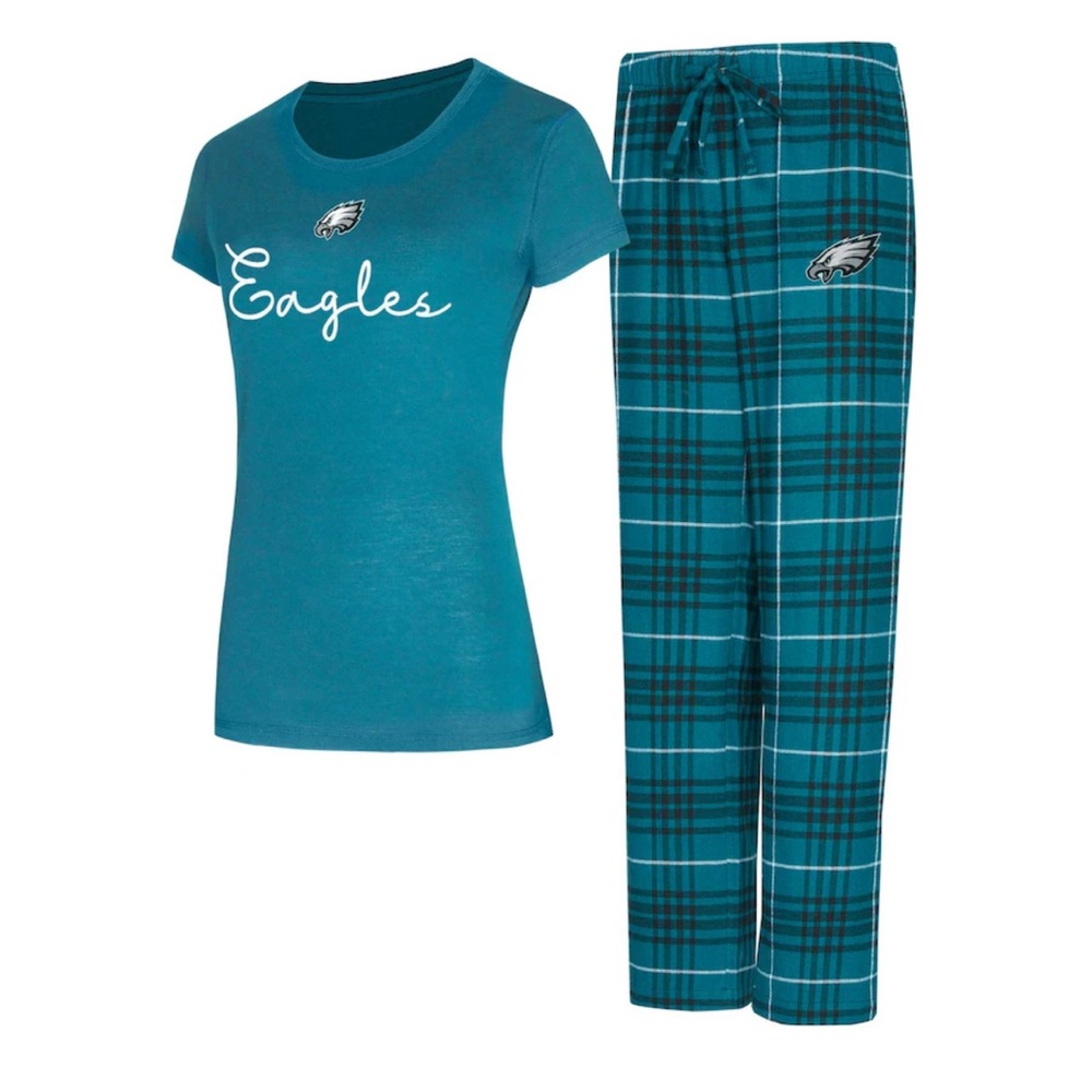 NFL Teal and Black Women's Pajama Set